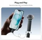 Ulanzi WM-10 Wireless Clip-on Microphone for Smartphone or Tablet - Image 2