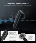 Ulanzi WM-10 Wireless Clip-on Microphone for Smartphone or Tablet - Image 3