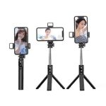Q07 Bluetooth Selfie Stick with Light and Bluetooth Remote Control - Image 4