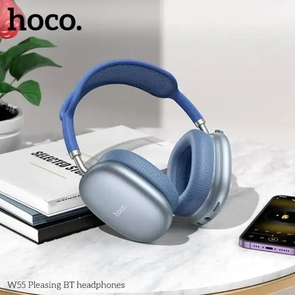 Hoco W55 Wireless Bluetooth Headphones - Image 3