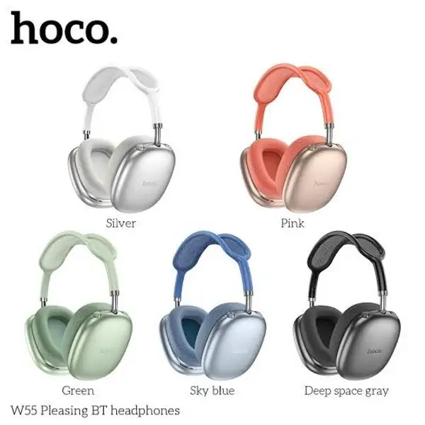 Hoco W55 Wireless Bluetooth Headphones - Image 4