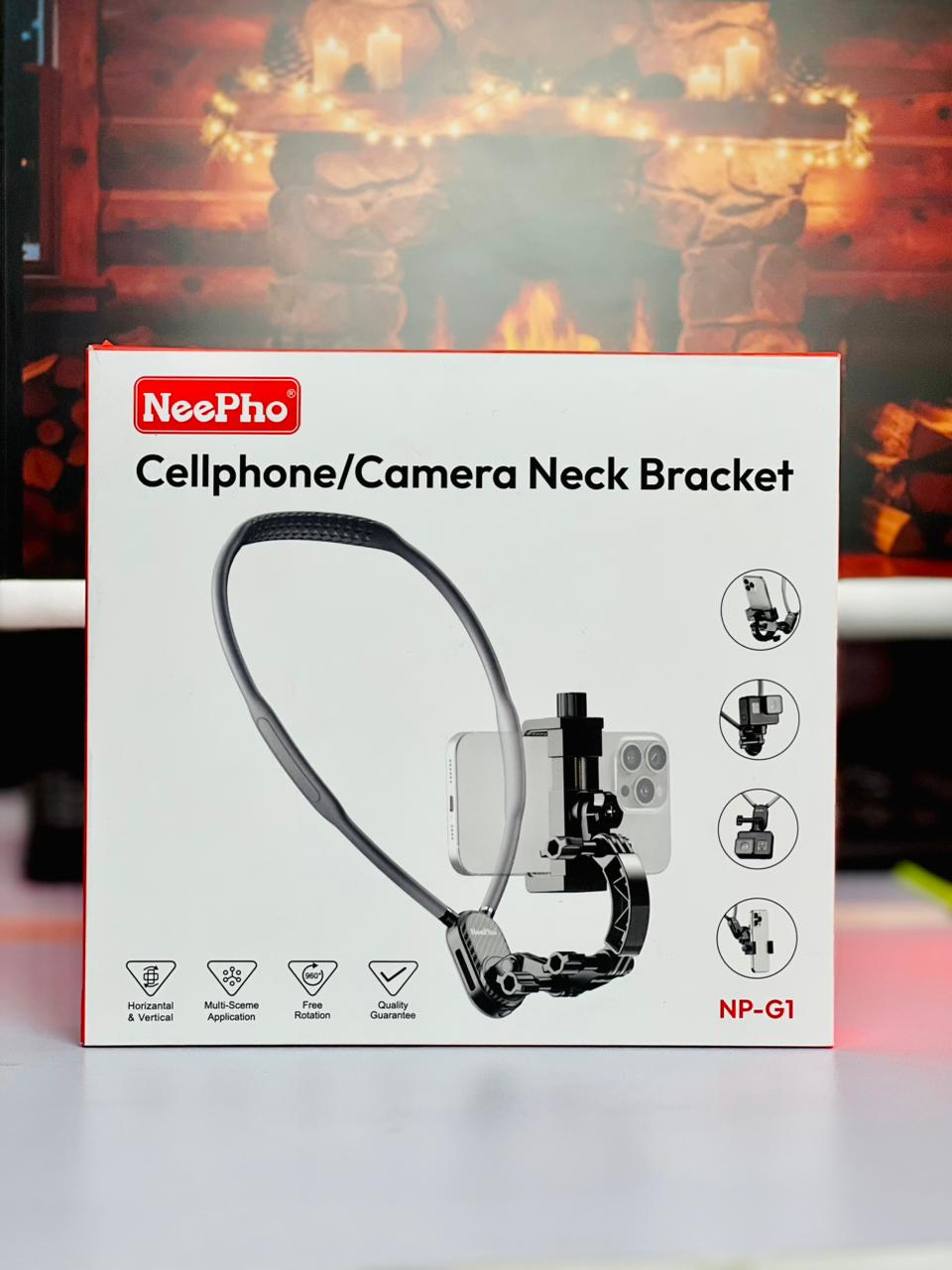 WhatsApp Image 2026-03-17 at 12.56.37 PM (1) Neepho NP-G1 Neck Bracket/Holder For Mobile & Camera - Image 1