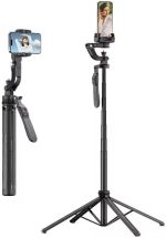 C16 Upgraded Variation AI Face Tracking Gimbal Stabilizer with Tripod (6 Ft)